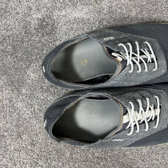 OluKai Nohea Moku Mens Size 10.5 Gray Black No Tie Boat Beach Slip On Shoes Used - Picture 10 of 12